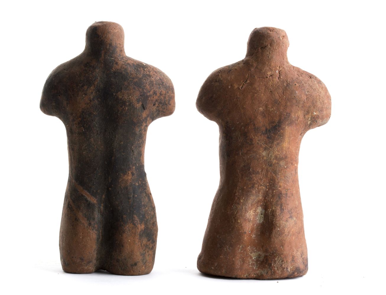 COUPLE OF ROMAN TERRACOTTA VOTIVE TORSOS - Image 2 of 2