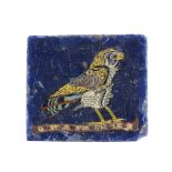 EGYPTIAN HORUS FALCON MOSAIC GLASS INLAY