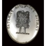 A Georgian agate seal. Gryllos with a motto. 18th century.