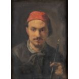 ACHILLE MARTELLI (Catanzaro, 1829 - Avellino, 1903): Self-portrait