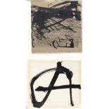 ANTONI TÀPIES (Barcelona, 1923 - 2012): Lot composed by two drawings
