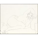 DOMENICO CANTATORE (Ruvo di Puglia, 1906 - Paris, 1998): Female nude, 1970