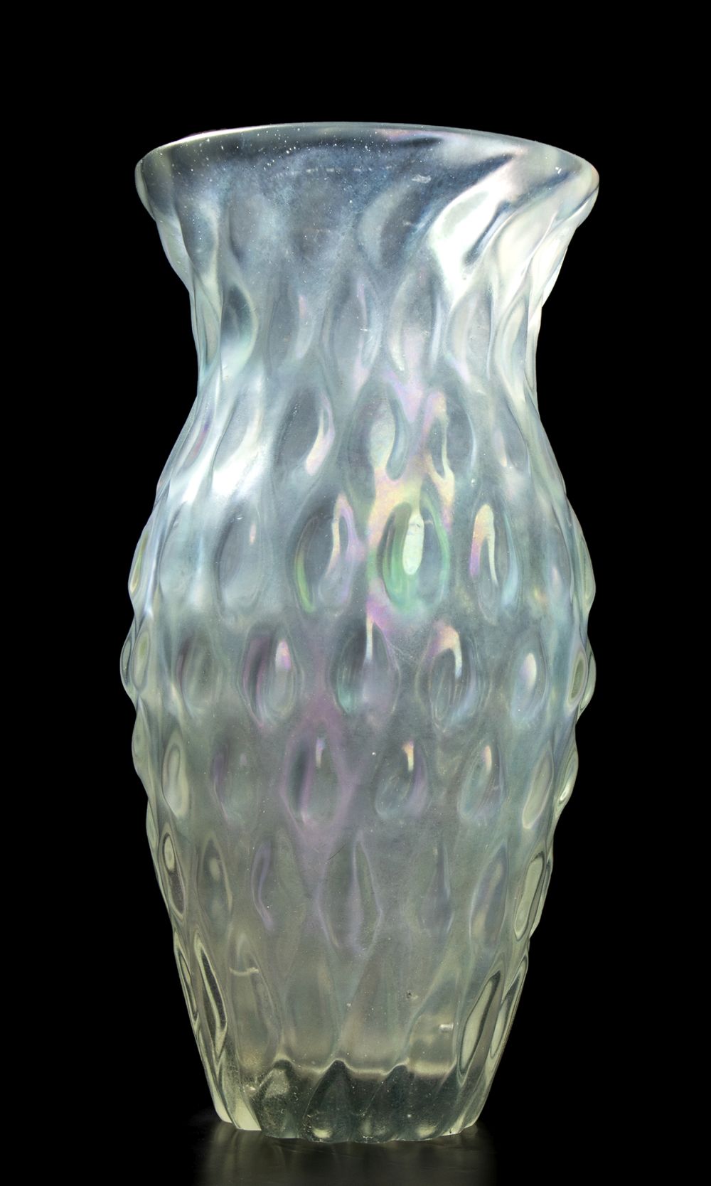 BAROVIER: Relief vase in aniseed, Venice 1940 - Image 3 of 3
