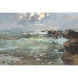 EZELINO BRIANTE (Naples,1901 - Rome, 1971): Seascape