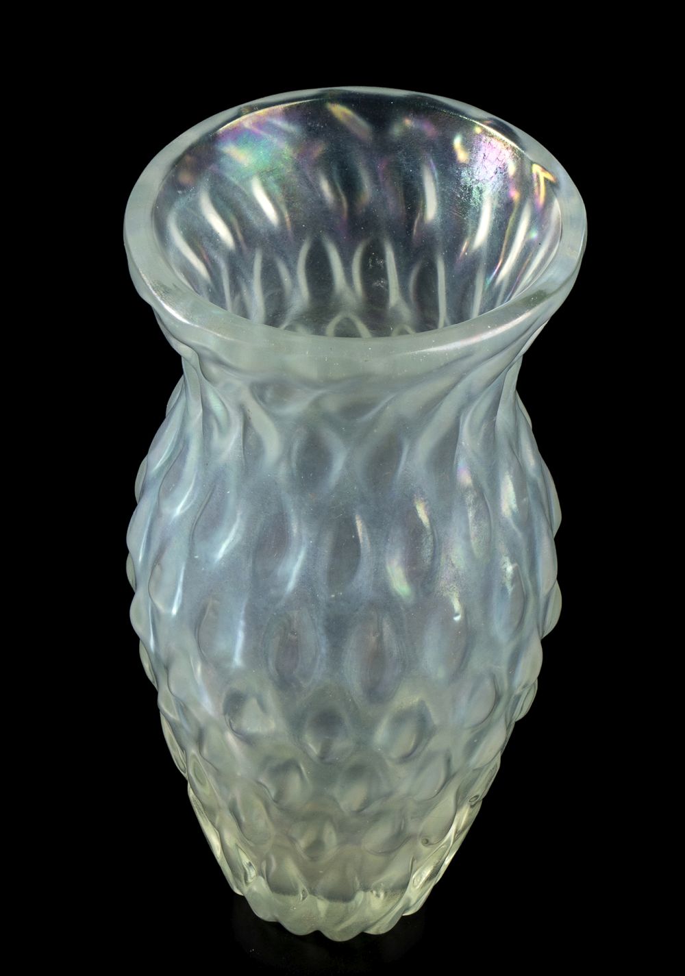 BAROVIER: Relief vase in aniseed, Venice 1940 - Image 2 of 3