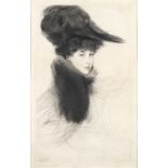 PAUL CÉSAR HELLEU (Vannes, 1859 - Paris, 1927): The duchess