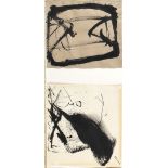 ANTONI TÀPIES (Barcelona, 1923 - 2012): Lot composed by two drawings