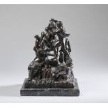 "Farnese Bull" -based sculpture