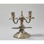 Two-flame candelabra