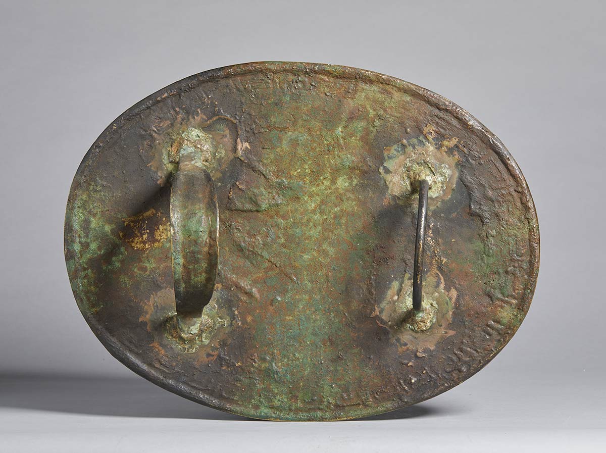 Bronze shield. Inspired by archeological motifs. - Image 3 of 3