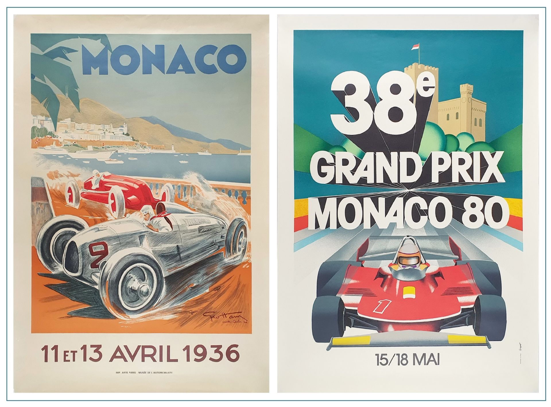 GRAND PRIX AUTOMOBILE DE MONACO, 1936 et 1980