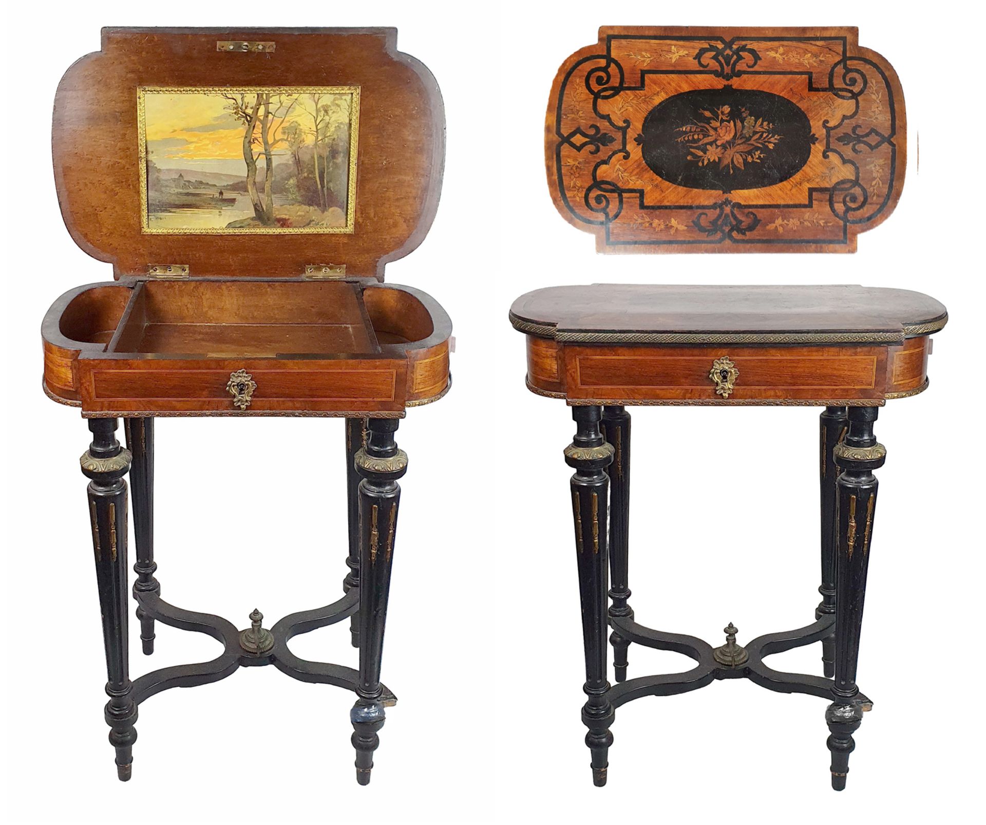 PETITE TABLE COIFFEUSE NAPOLEON III