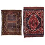 DEUX TAPIS PERSANS ANCIENS