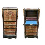 ELEGANT SECRETAIRE A ABATTANT D'EPOQUE NAPOLEON III