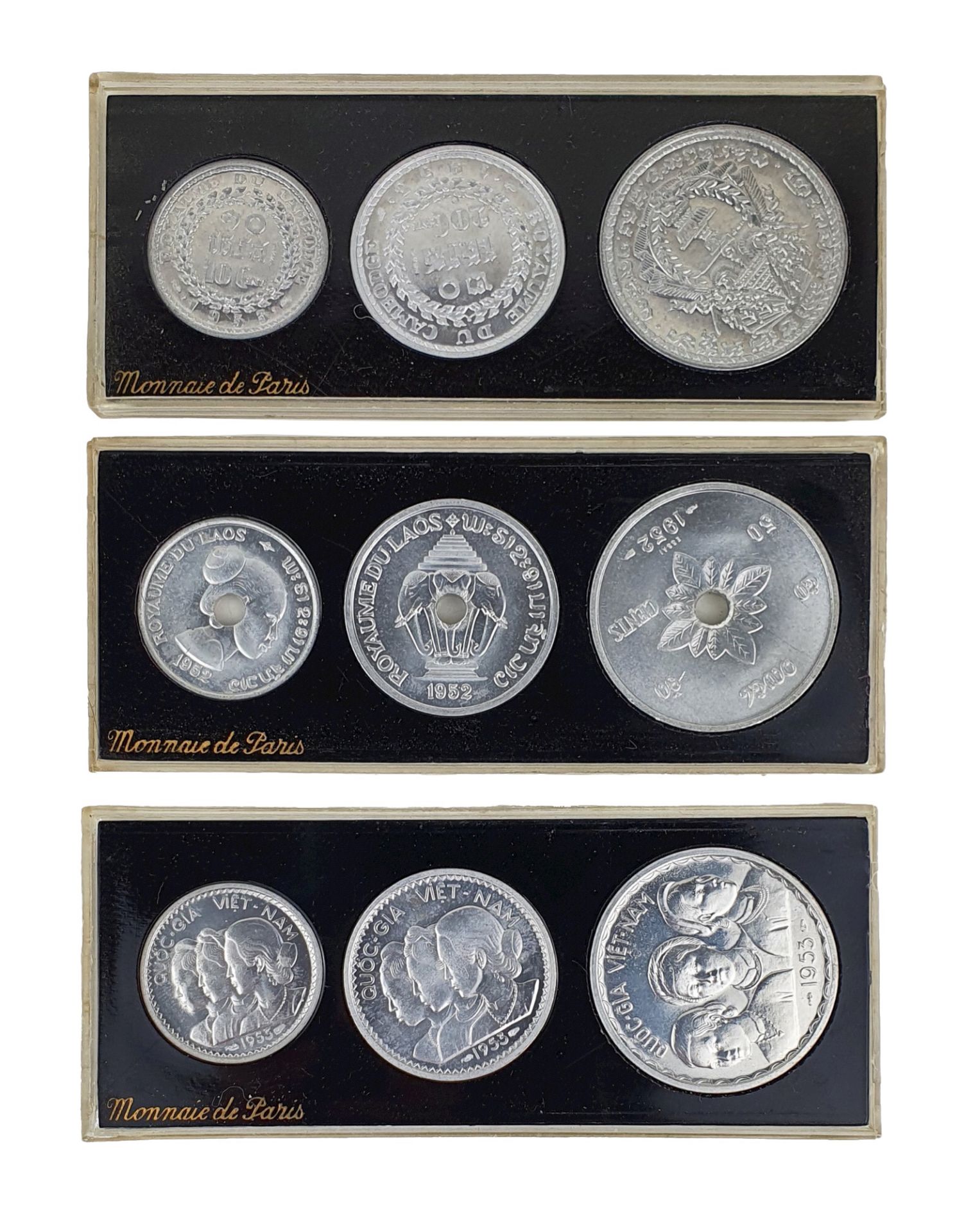 ENSEMBLE DE 9 PIECES DE MONNAIE