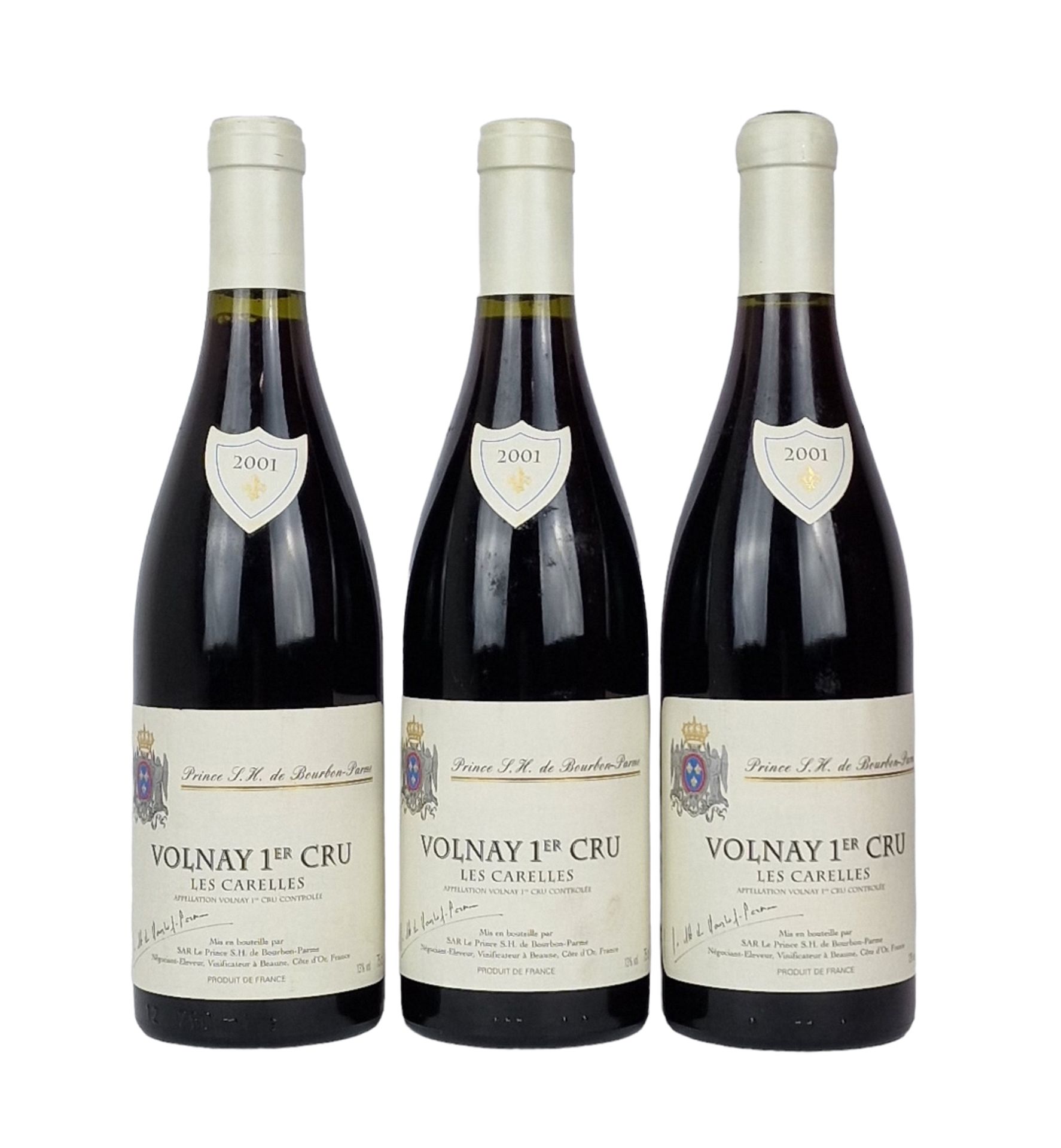 VOLNAY 1er CRU LES CARELLES 2001