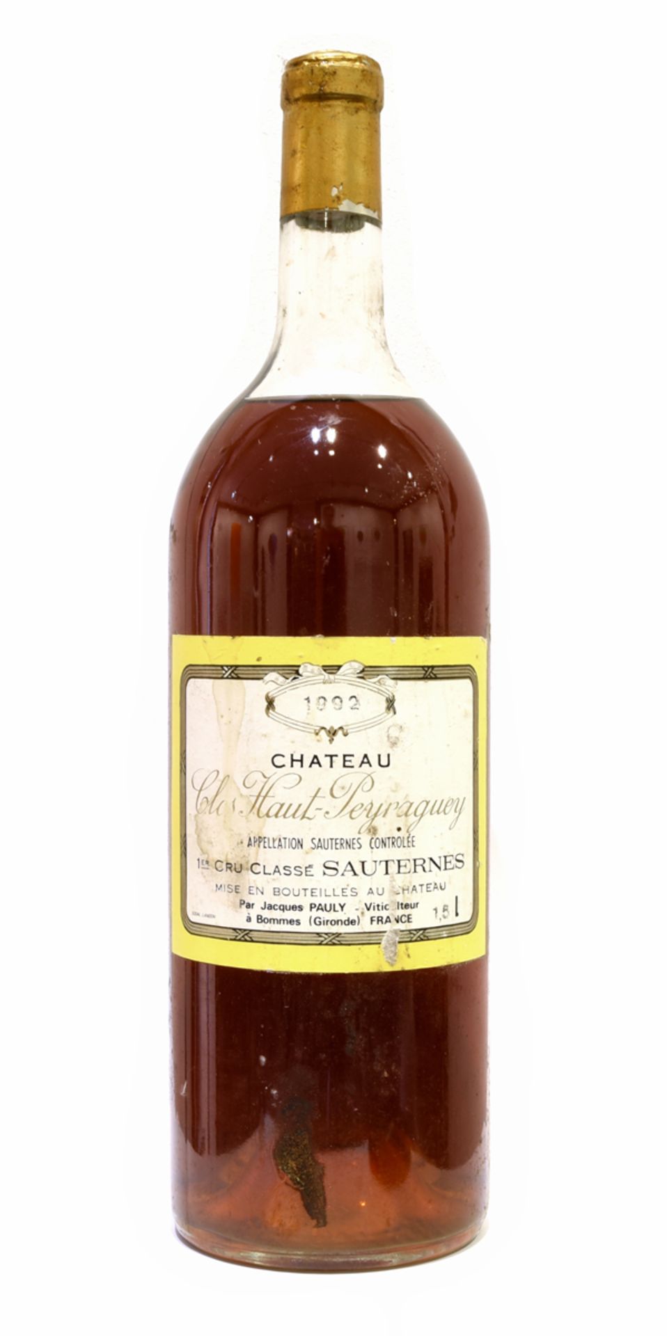 CHÂTEAU CLOS HAUT-PEYRAGUEY MAGNUM 1992