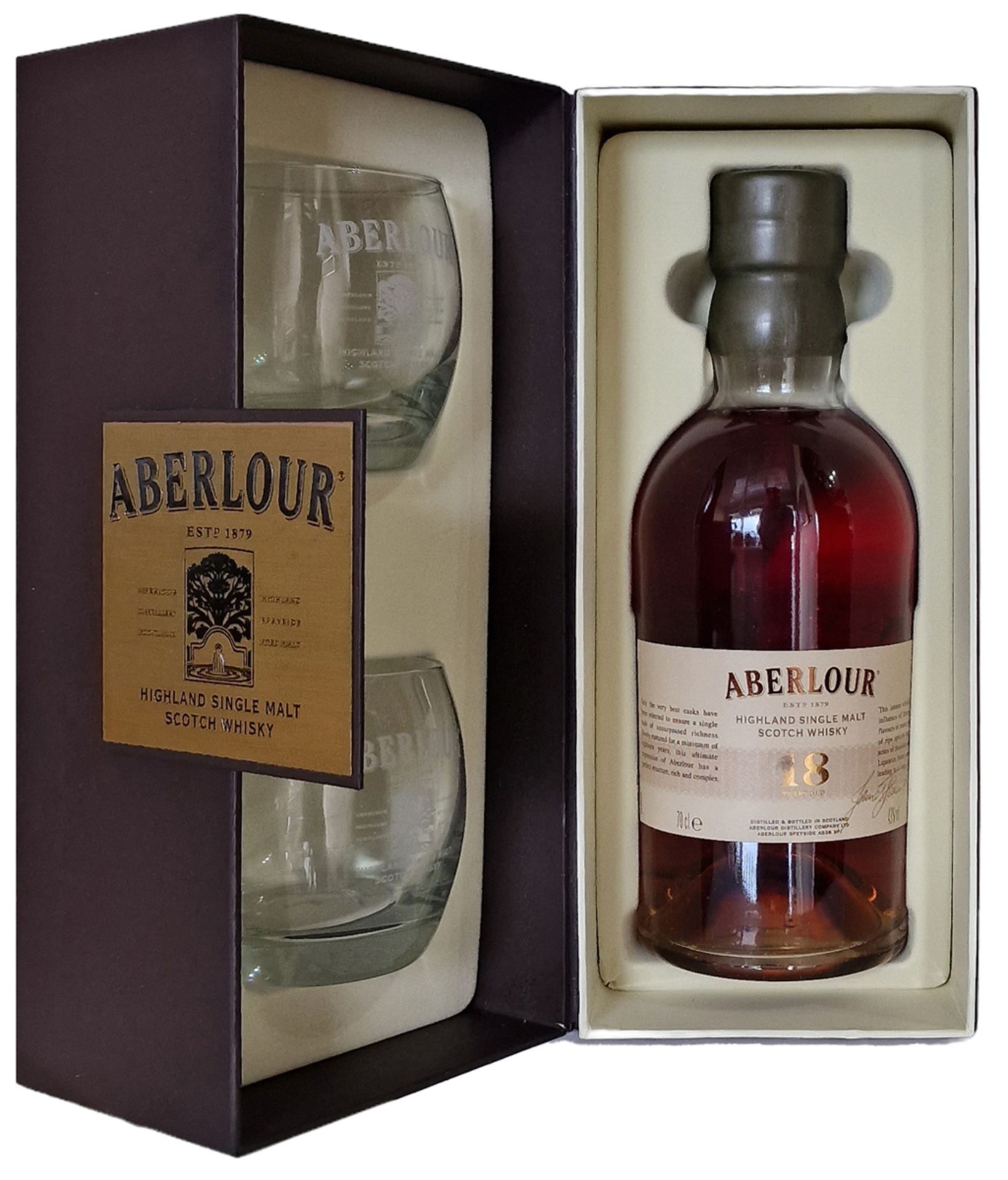 ABERLOUR 18 YEAR OLD GIFT PACK