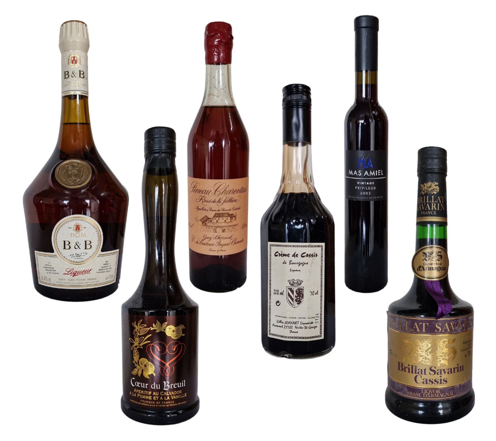 LOT DE LIQUEURS FRANCAISES