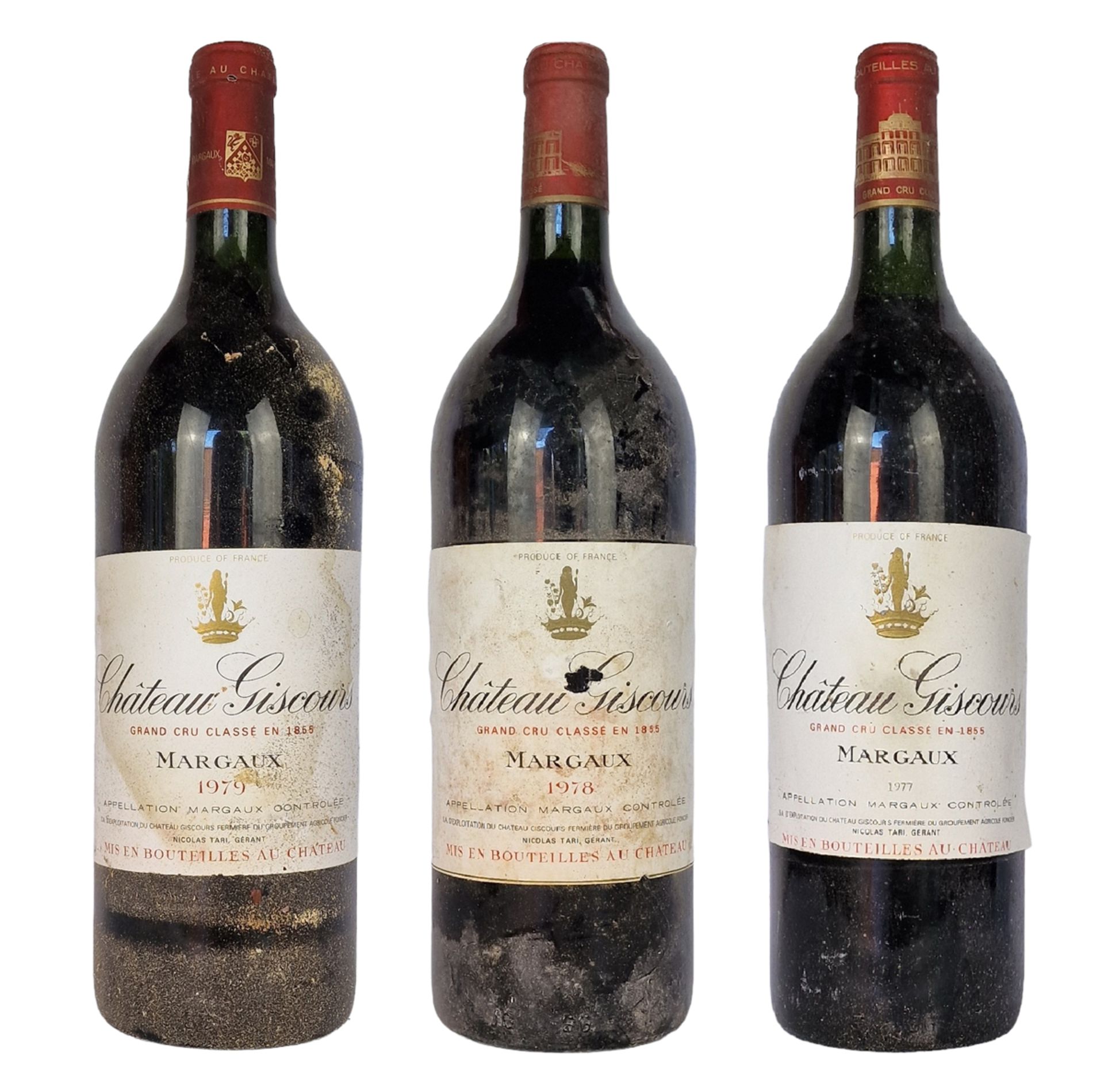 CHÂTEAU GISCOURS 1979-1978-1977