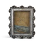 A LATE VICTORIAN SILVER PHOTOGRAPH FRAME, Sheffield c.1900, mark of Walker & Hall,