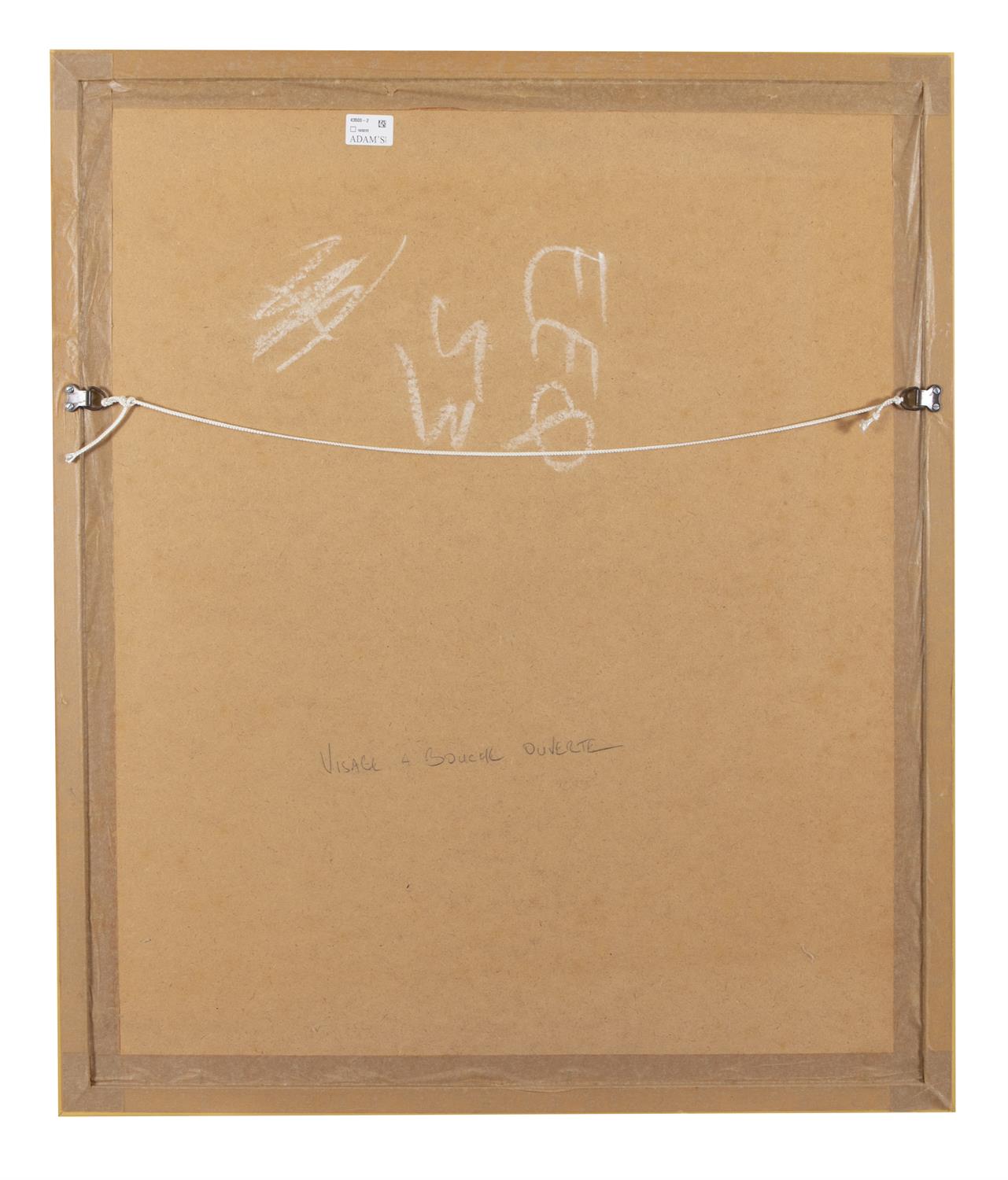 Louis le Brocquy HRHA (1916-2012) Visage a Bouche Ouverte Lithograph, 63 x 48cm (24¾ x - Image 3 of 3
