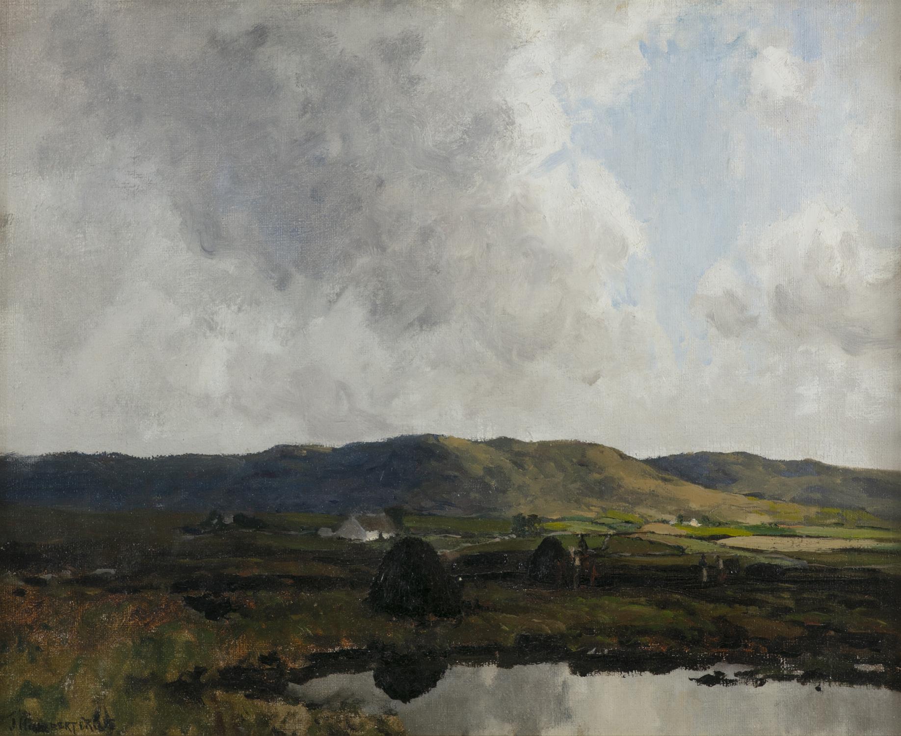 James Humbert Craig RHA RUA (1877-1944) Dungloe, Co. Donegal Oil on canvas, 46 x 56cm (18 x