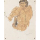 Basil Blackshaw HRHA RUA (1932-2016) Nude Study Watercolour, 20 x 16.5cm (7¾ x