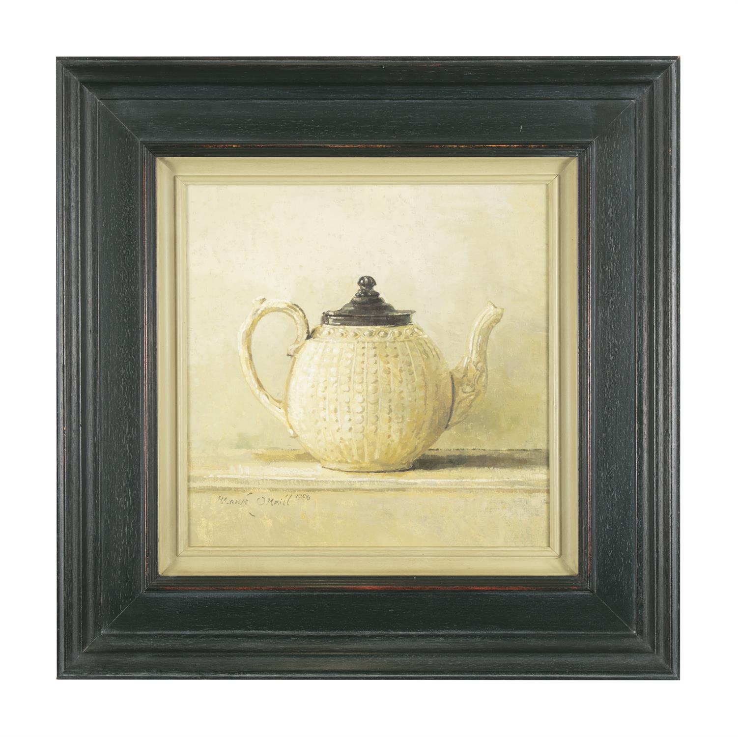 Mark O'Neill (b.1963) Tea Pot Oil on board, 36 x 36cm (14¼ x 14¼") Signed and dated 1996 - Image 2 of 4