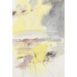 Basil Blackshaw HRHA RUA (1932 - 2016) Looking West (1986) Mixed media on paper,