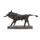 John Behan RHA Bull (1980) Bronze, 40cm long x 17cm high (15¾ x 6¾") Signed, no.