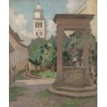Letitia Marion Hamilton RHA (1878-1964) The Well, Siena Oil on canvas, 61 x 54cm (24 x