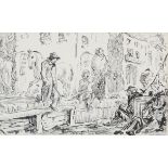 Jack Butler Yeats RHA (1871-1957) Untitled Pen and ink, 18 x 27cm (7 x