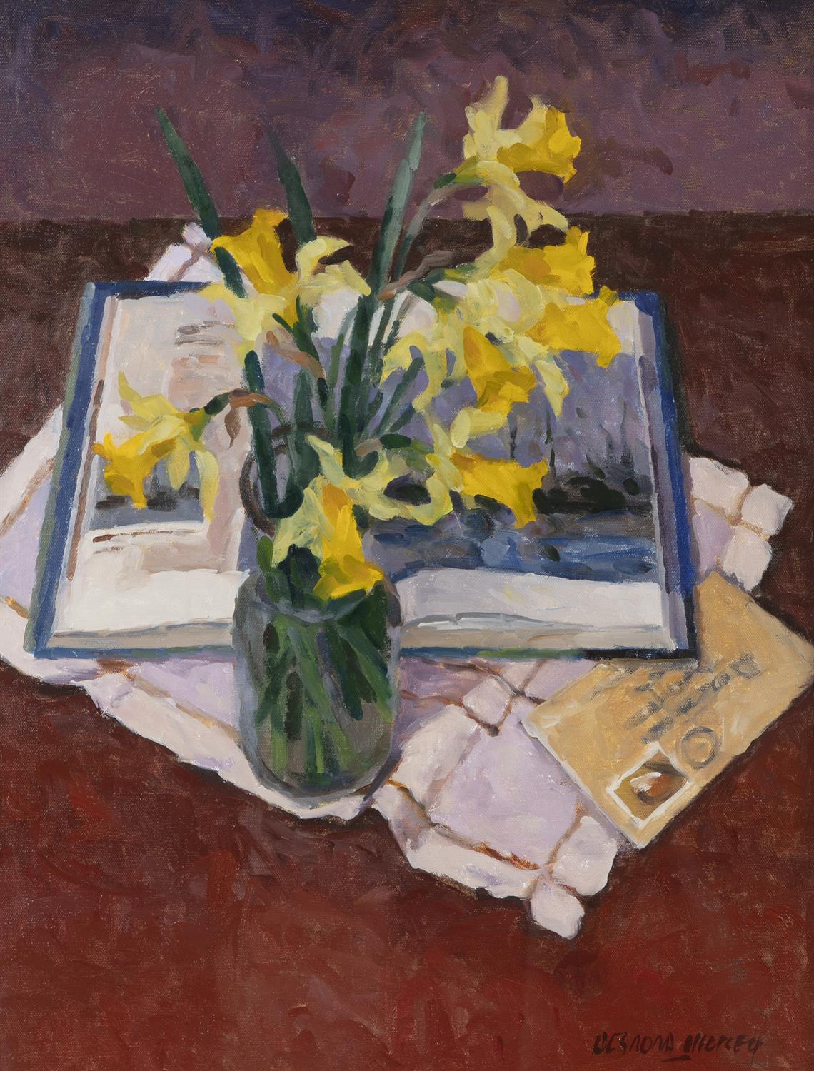 Desmond Hickey (1937-2007) Daffodils Oil on board, 51 x 40cm (20 x