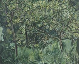 Patrick Swift (1927-1983) Green Wood, c.1958 Oil on canvas, 56 x 70cm (22 x 27½'') Exhibited: