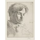 Augustus John OM RA (1878-1961) Portrait of William Butler Yeats Etching, 20.5 x 14.