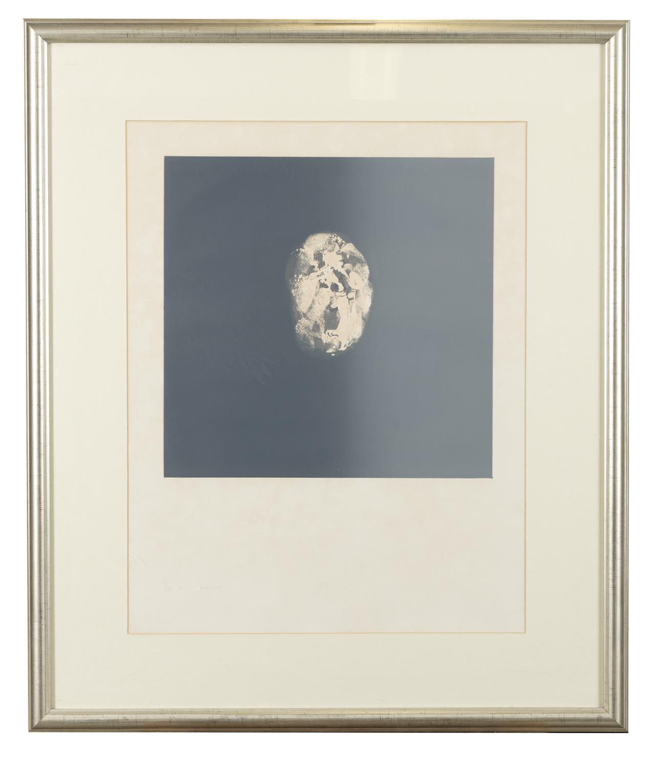 Louis le Brocquy HRHA (1916-2012) Visage a Bouche Ouverte Lithograph, 63 x 48cm (24¾ x - Image 2 of 3
