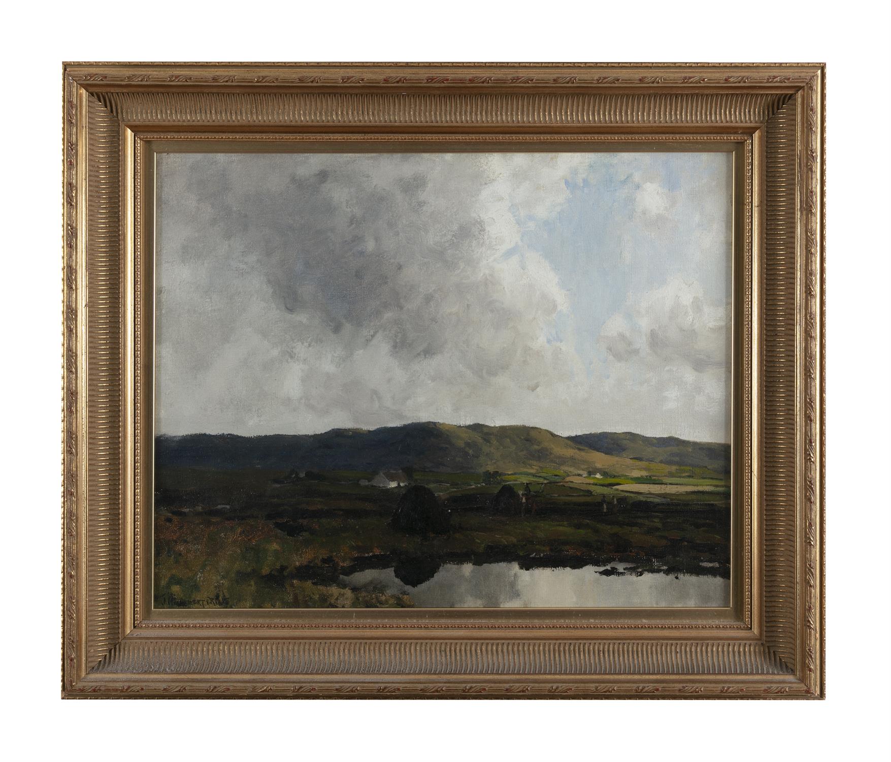James Humbert Craig RHA RUA (1877-1944) Dungloe, Co. Donegal Oil on canvas, 46 x 56cm (18 x - Image 2 of 4