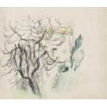 Patrick Collins HRHA (1910-1994) Fig Tree 1 Crayon 18 x 20cm (7¼ x 7¾") Signed Provenance: