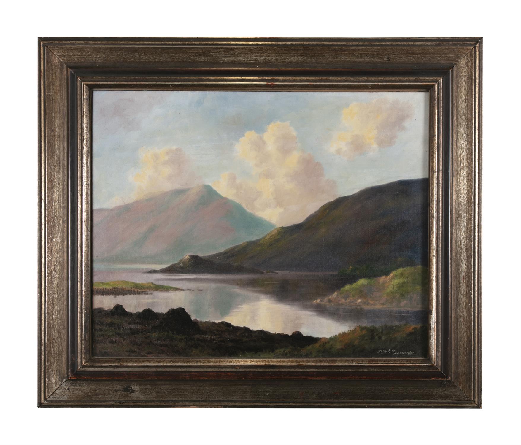 Douglas Alexander RHA (1871-1945) At Ballinahinch, Connemara Oil on canvas laid down on board, - Image 2 of 4