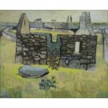 Gerard Dillon (1916-1971) Ruined Cottage Oil on board, 45.5 x 54.5cm (18 x 21½'') Signed;