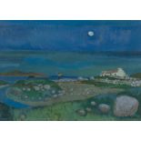Gerard Dillon (1916-1971) Moonlight Scene, West of Ireland Oil on canvas, 30.5 x 40.
