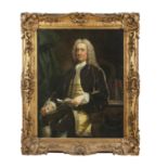 IN THE MANNER OF THOMAS HUDSON (1701-1779) Portrait of a Gentleman, Seated, Three-Quarter Length,