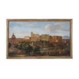 CIRCLE OF GASPER VAN WITTEL, CALLED IL VANVITELLI (ROME, 1653-1736) View of Palermo Oil on canvas,