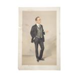 SIR LESLIE MATTHEW WARD SPY A FOLIO OF 9 COLOURED LITHOGRAPHIC CARICATUREs FROM 'VANITY FAIR' and