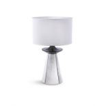 LAMP A ceramic table lamp, Italy. 68cm(h)