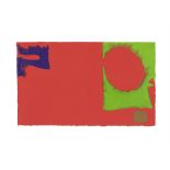 PATRICK HERON (1920-1999) Mini Mini I: August 1977 Gouache, 11 x 17.8cm Signed and inscribed on