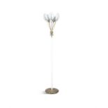 ANGELO LELLI A brass and glass floor lamp by Angelo Lelli for Arredoluce, Italy c.1950. 195cm(h)