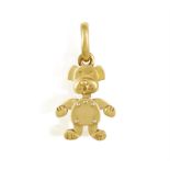 A GOLD PENDANT, BY POMELLATO Designed as an articulated teddy bear suspending from a polished
