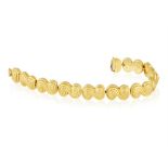 A GOLD BRACELET, BY TIFFANY & CO., CIRCA 1990 Designed as a continuous line of double spiro